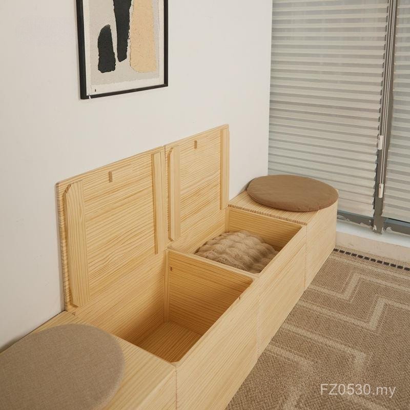 Bay Window Cabinet Bed-Assembling Storage Box Can Sit Storage Box ...
