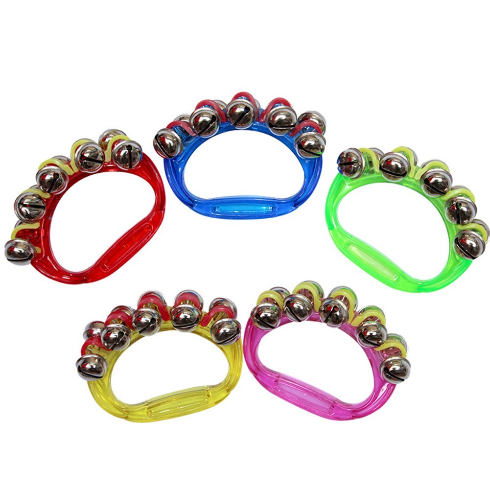(BABYCITY-MY) Jingle Rattle Sleigh Bells Handbell Percussion Musical ...