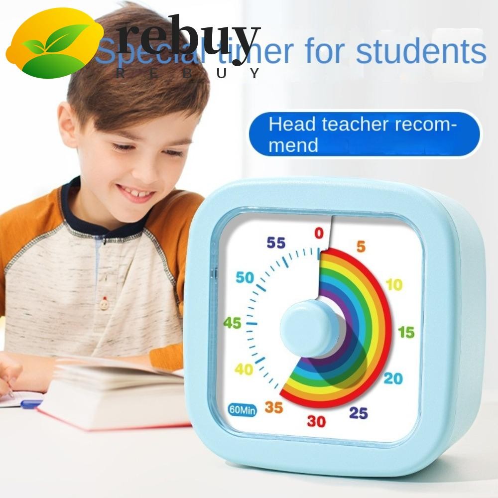 REBUY Countdown Alarm Clock, Visualization 60 Minutes Visual Timer ...