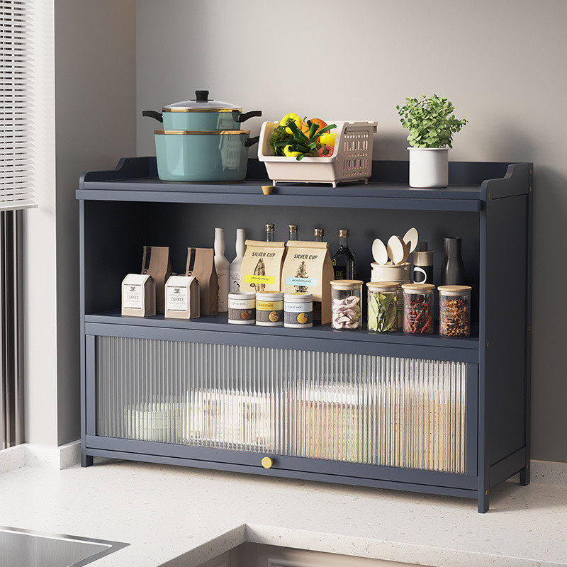 Kitchen Small Cupboard Rack Dining Table Storage Box Rack ...