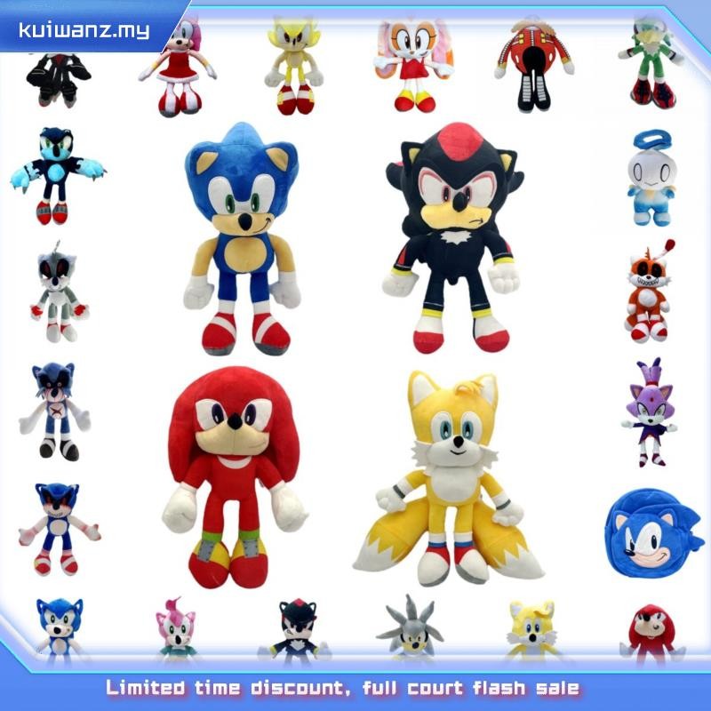 Sonic The Hedgehog Shadow Amy Rose Knuckle Tail Plush Toy Soft Stuffed ...