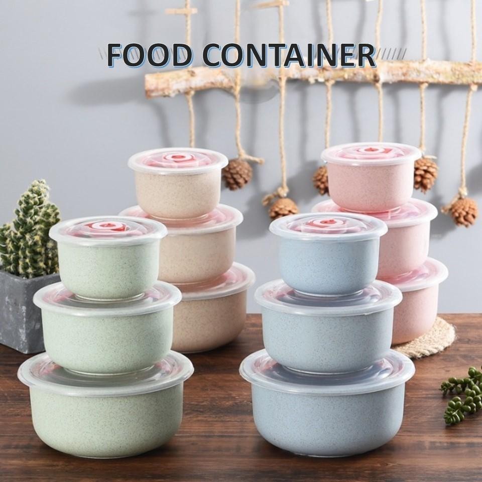 3 Pcs Food Container High Quality Lunch Box Microwaveable Plastic ...