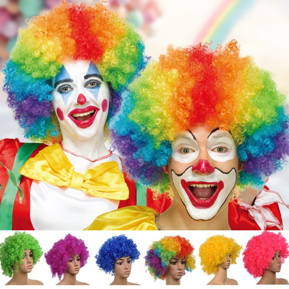 Explosive Head Colored Clown Wig role playing Hair adult and Children s Party Decoration Wig with Multiple Colors Shopee Malaysia