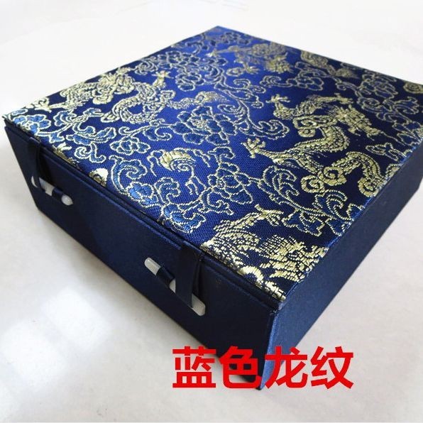 High-end brocade box, porcelain plate, tea cake, jade photo High-end ...