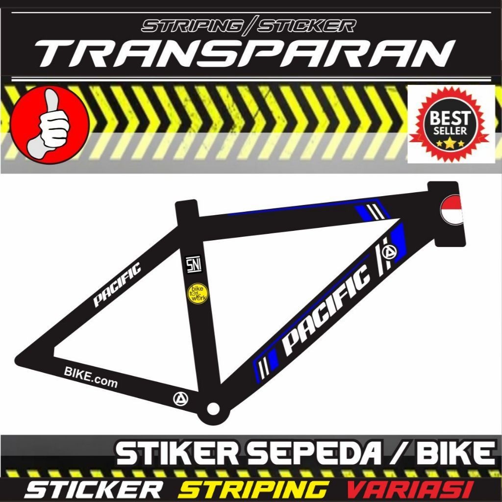 Transparent STRIPING Variations/Bicycle STICKER Variations/BMX Stickers ...