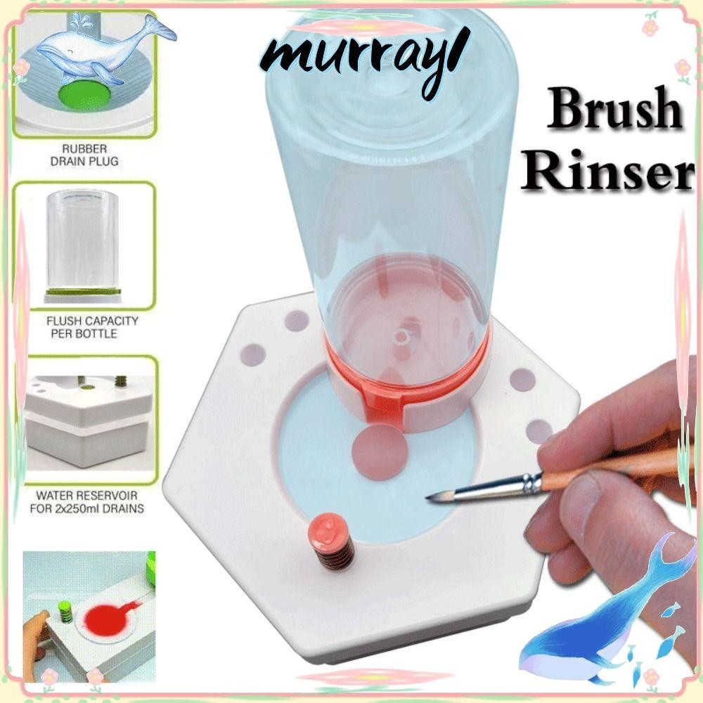 MURRAY1 Brush Rinser DIY Brush Washer Cleaning Tool Water Cycle ...