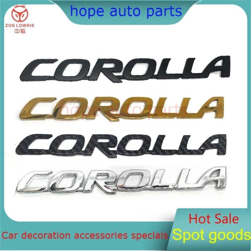 NEW Toyota COROLLA Matte black logo sticker tail logo body logo carbon ...