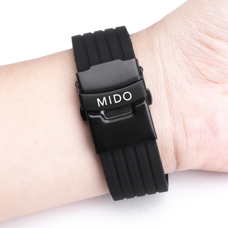 Custom Rubber 20 mm Watch Strap M025J900Y_K0015053 main image 0