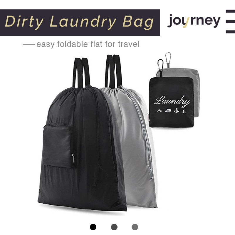 Travel Laundry Bag Lightweight Foldable Drawstring bag organizer dirty ...