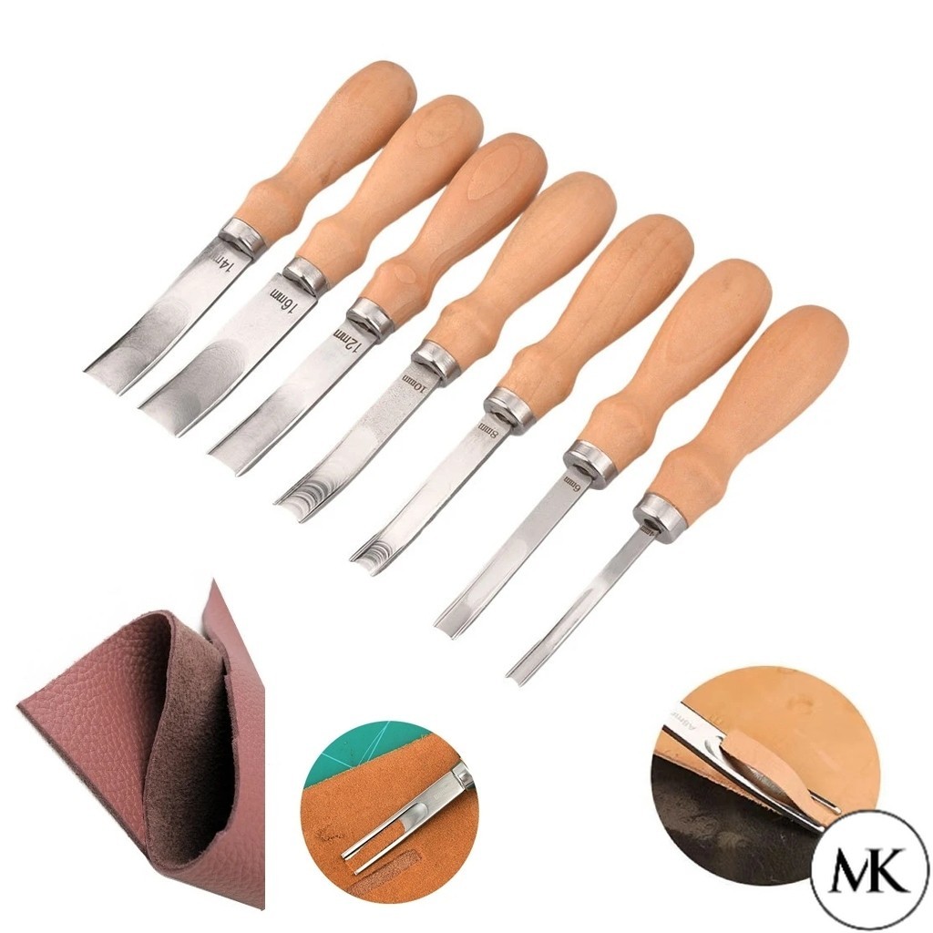 MK New Leather Edges Press Leathercraft Edges Skiving Beveler Leather ...
