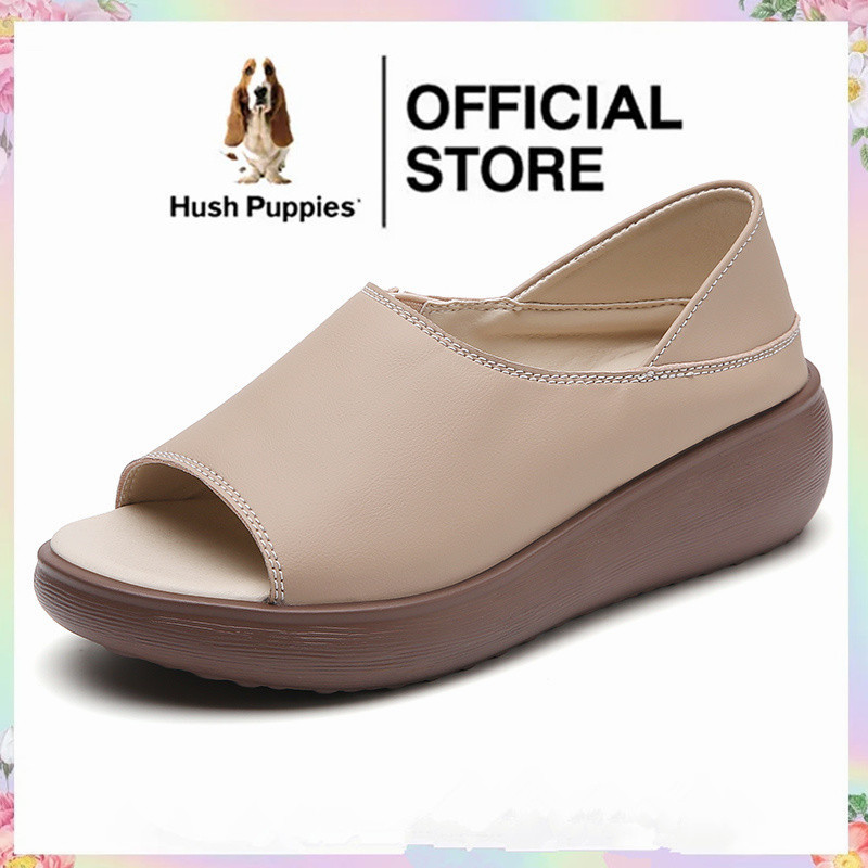 Hush Puppies Women's Sophia Sandals - Size 7 In Red/Beige Comfort Footwear