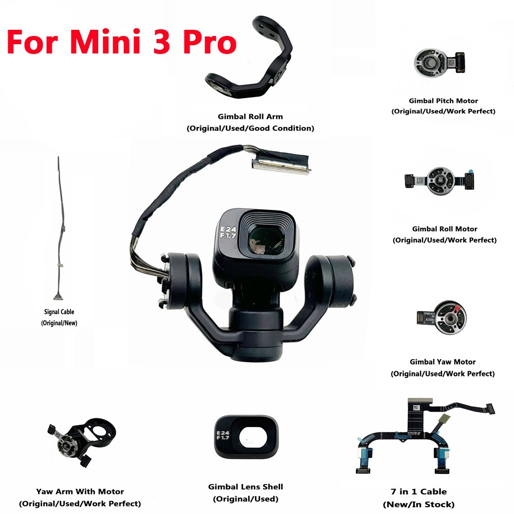 Cache Et Support De Moteur Pour Gimbal DJI Mavic Mini 3 Et 3 Pro - Pièce De Rechange Neuve