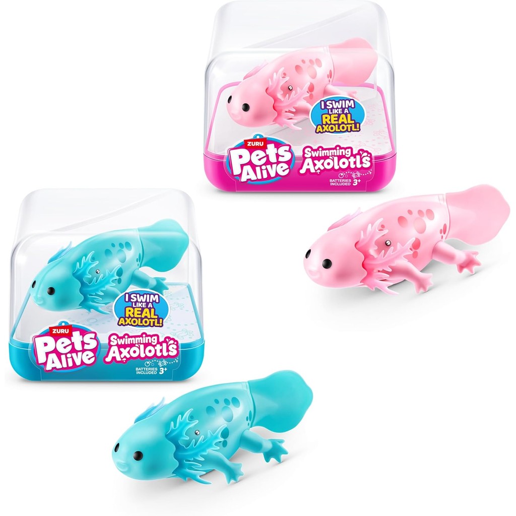 New Surprise Doll ZURU PETS ALIVE I SWIM LIKE REAL AXOLOTL Baby