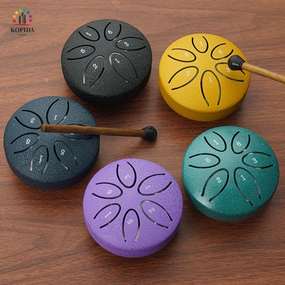 WILLIS Mini Hand Pan Drums, Hollow Multicolour Steel Tongue Drum Set ...