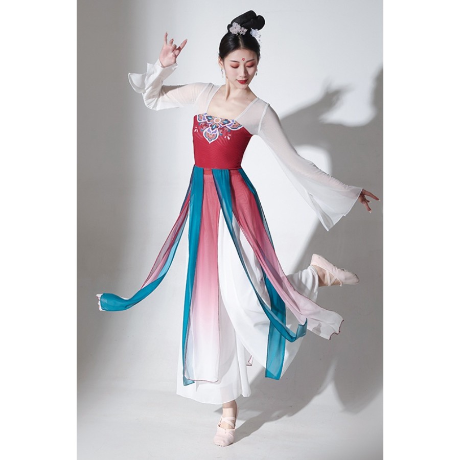 [1066 People Collection] Classical Dance Performance Costume Female ...