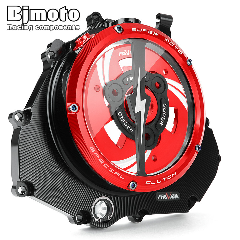 Clear Clutch Cover Clutch Guard Pressure Plate Kit For Kawasaki ninja
