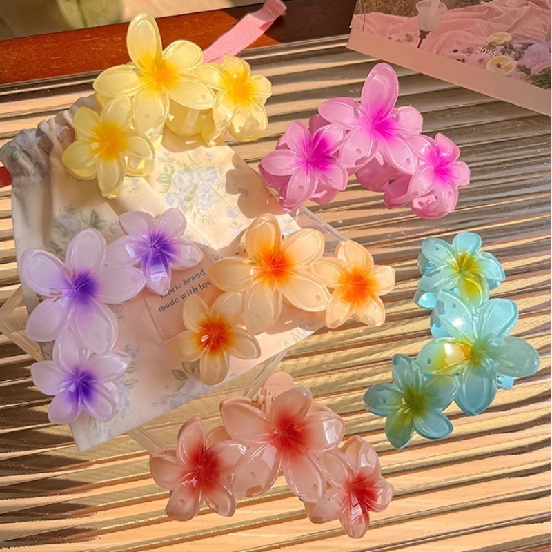 Ainna - ROSELIFE Hawaiian Big Plumeria bunga rambut Claw klip untuk ...