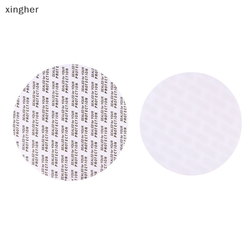 PATIKIL 150pcs 40mm Foam Lid Liners PS Foam Tamper Resistant Pressure Sensitive Seal For Bottle Cap Liner Seals