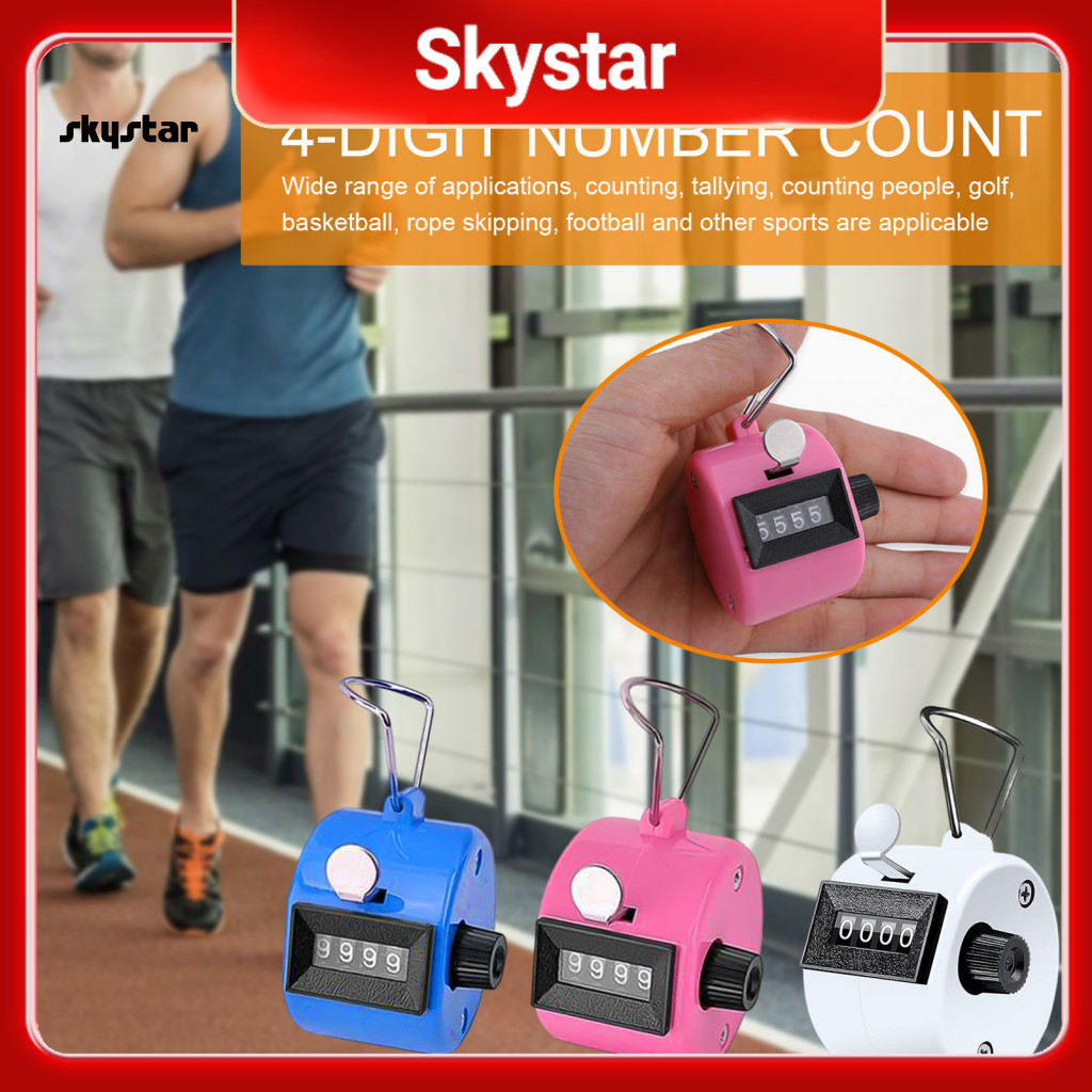 skystar Referee Counter Manual Tally Counter Portable Metal Hand Tally ...