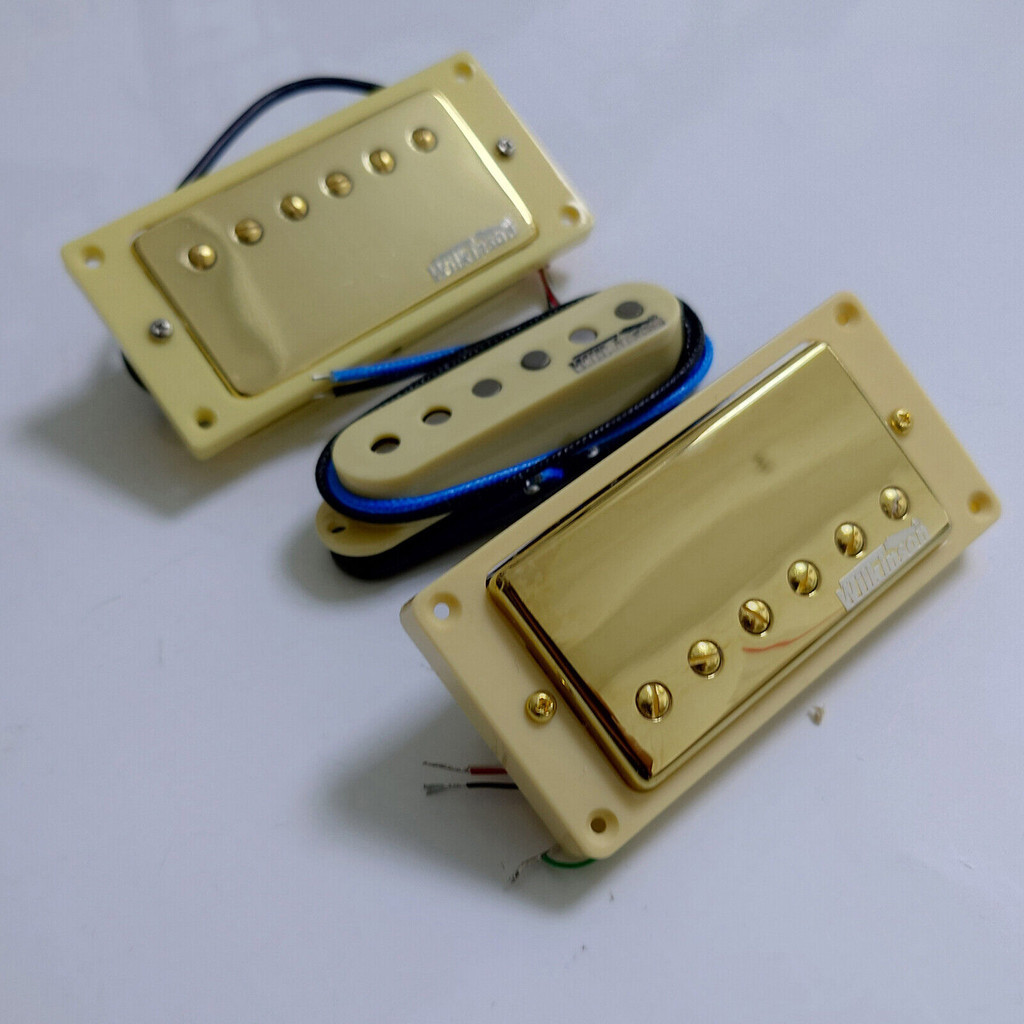 Set Pickup Wilkinson HSH Alnico 5 - Humbucker Collo, Centro E Ponte Per Chitarra Elettrica - Foto 4