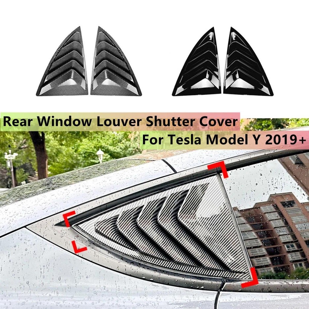 Tesla Louvers For Tesla Model Y 2020 2021 2022 2023 2024 Rear Window ...
