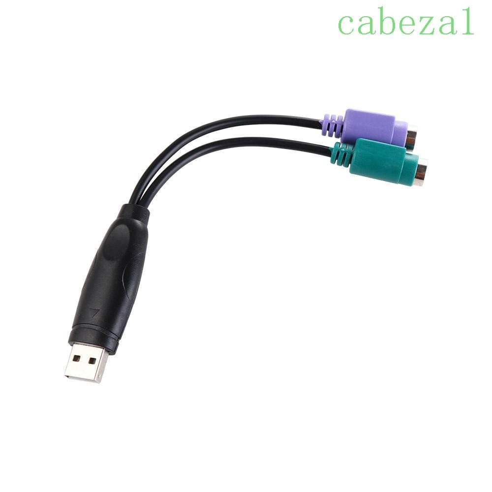 CABEZA 6 Pin PS2 Adapter Usb To Ps2 Usb Male To 6pin Ps2 Connector PC ...