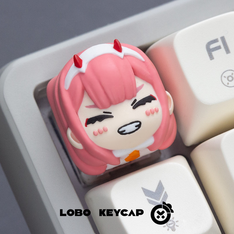 DARLING in the FRANXX 02 ZERO TWO Keycap Resin Material Personalized ...