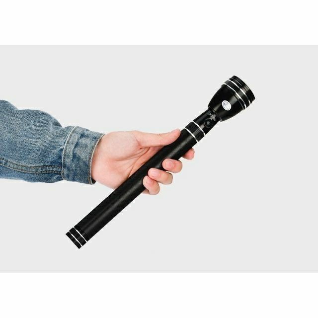 TORCH LIGHT LONG Range GHS DC-80 LED Rechargeable 3SC Aluminum Flash ...