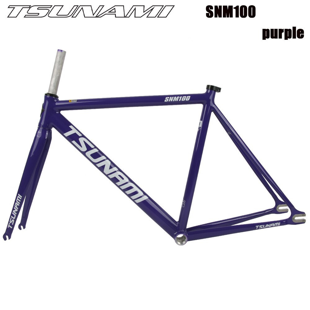 TSUNAMI SNM100-COLOSSI Fixed Gear -Bicycle Frameset 49cm 52cm 55cm 58cm  Aluminum racing track Bike Fixie frame Track | Shopee Malaysia