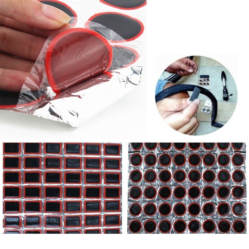 48 Pcs/lot Tire Repair Rubber Patch - Wheels Puncture Plug Seal Tape ...