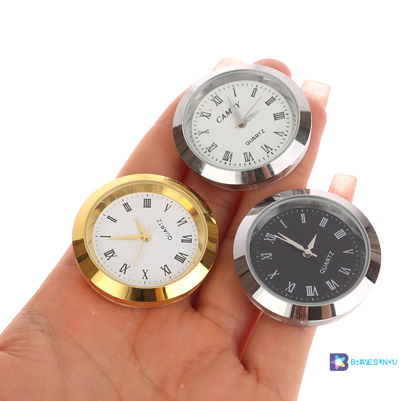 [BraveSundu] Glass Mirror Clock Watch Head Movement Round Clocks Head ...