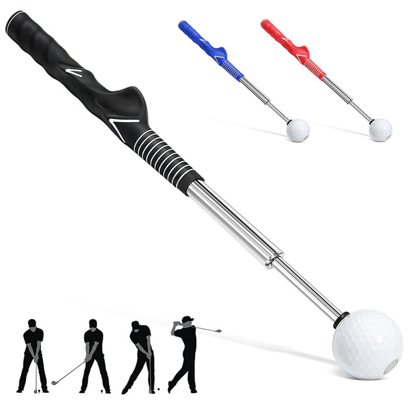 FAUSE Retractable Golf Swing Training Aid,Rhythm Click Sound Warm Up ...