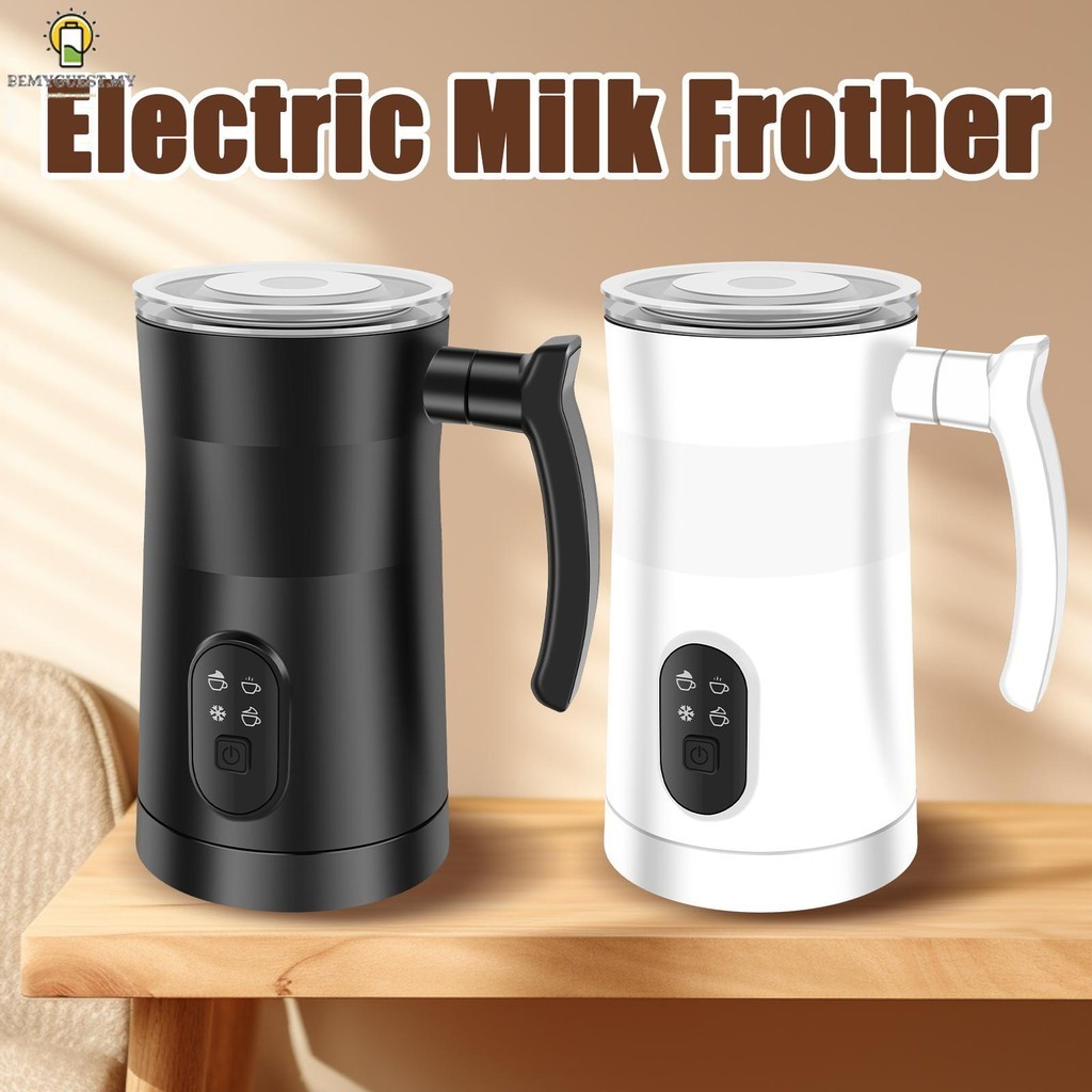 Milk Frother Electric Milk Warmer 4 Gears Milk Steamer Stainless Steel