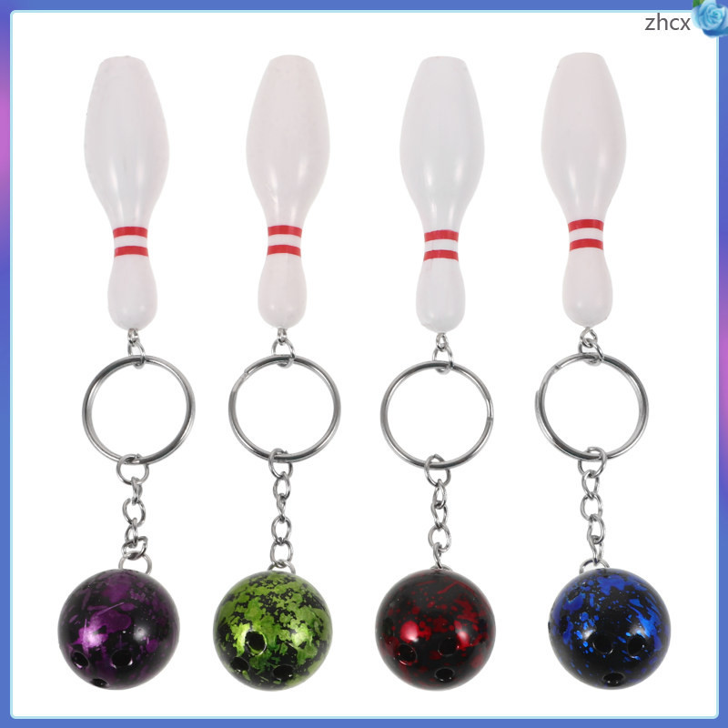 Keychain Keepsakes Bowling Mini Rings Keychains Fob zhihuicx | Shopee ...