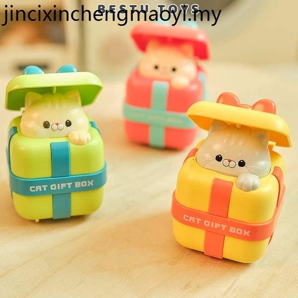 2024 New Style Baby Press Toy Car Gift Cat Pull Back Inertial Car 1-2 