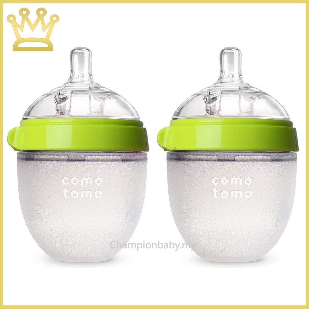 Original Comotomo Feeding Bottle Natural Fee Baby Bottle 5 oz / 8 oz