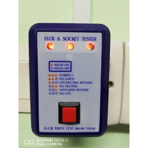 ELCB & Socket Tester 13A (300mA) | Shopee Malaysia