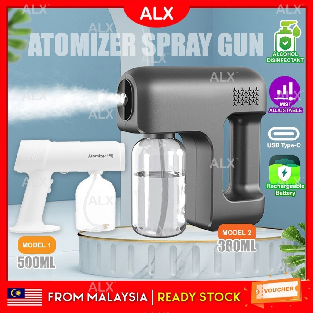 ALX BORONG CLEAR STOCK Malaysia Disinfectant Atomizer Spray Gun