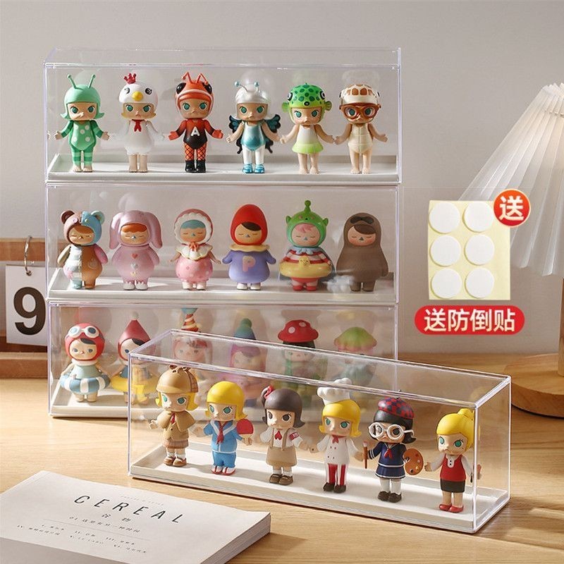 Figure Storage Box Pop Mart Display Box Transparent Mystery Box Storage ...