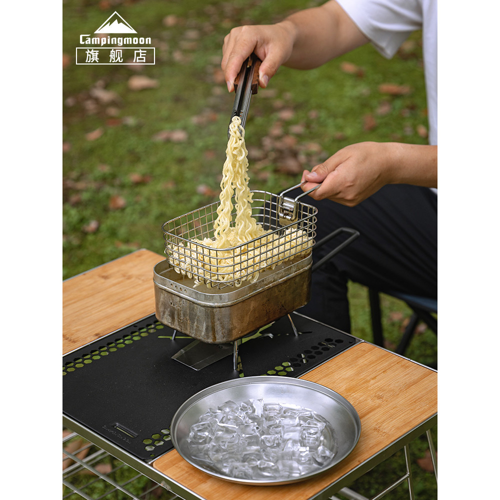 Campingmoon S-1218 Stainless Steel Frying Mesh Aluminum Pressure Relief ...