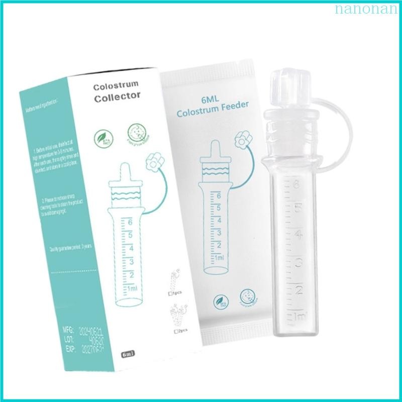 Nan Set of 2pcs 6ml Colostrum Feeding Tube Breastmilk Storage Container ...
