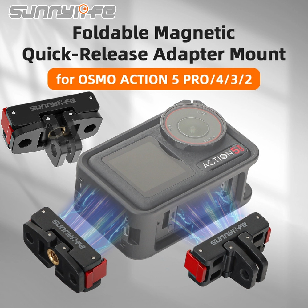 Adaptador OSMO Action 5/4/3/2 - Magnético Multifuncional