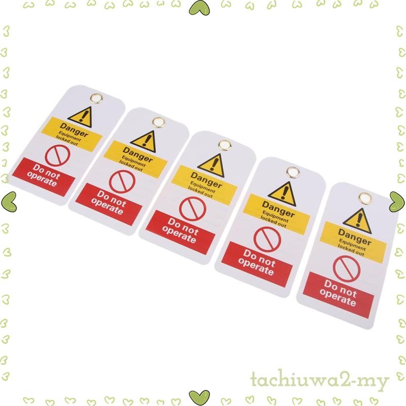 [TachiuwadaMY] 5PCS Security Key Lockout Tagout Tag Safety Name Marking ...