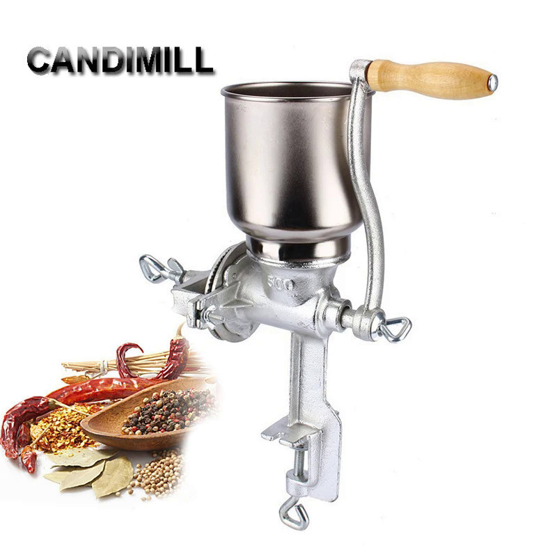 CANDIMILL HandCrank Grain Grinder Mill Spices Hebals Cereals Coffee