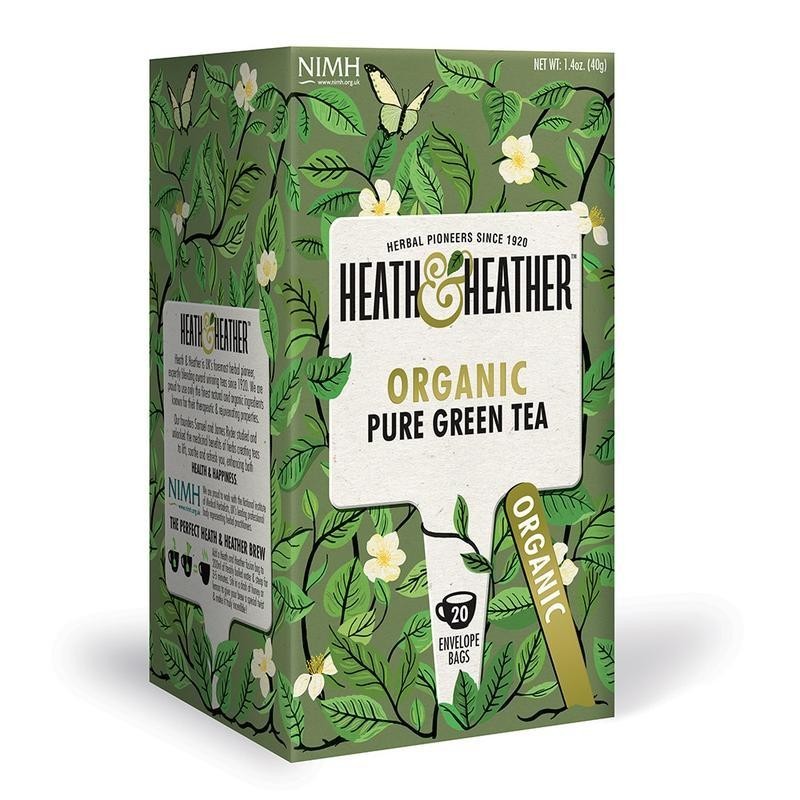 Heath and Heather Organic Pure Green Tea (20 tea bags) | Shopee Malaysia
