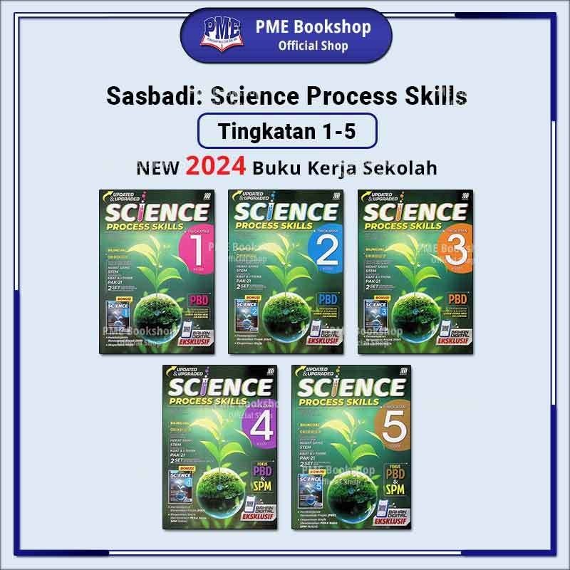 [PME Bookshop] (2024 Buku Sekolah) Sasbadi: Science Process Skills UASA ...