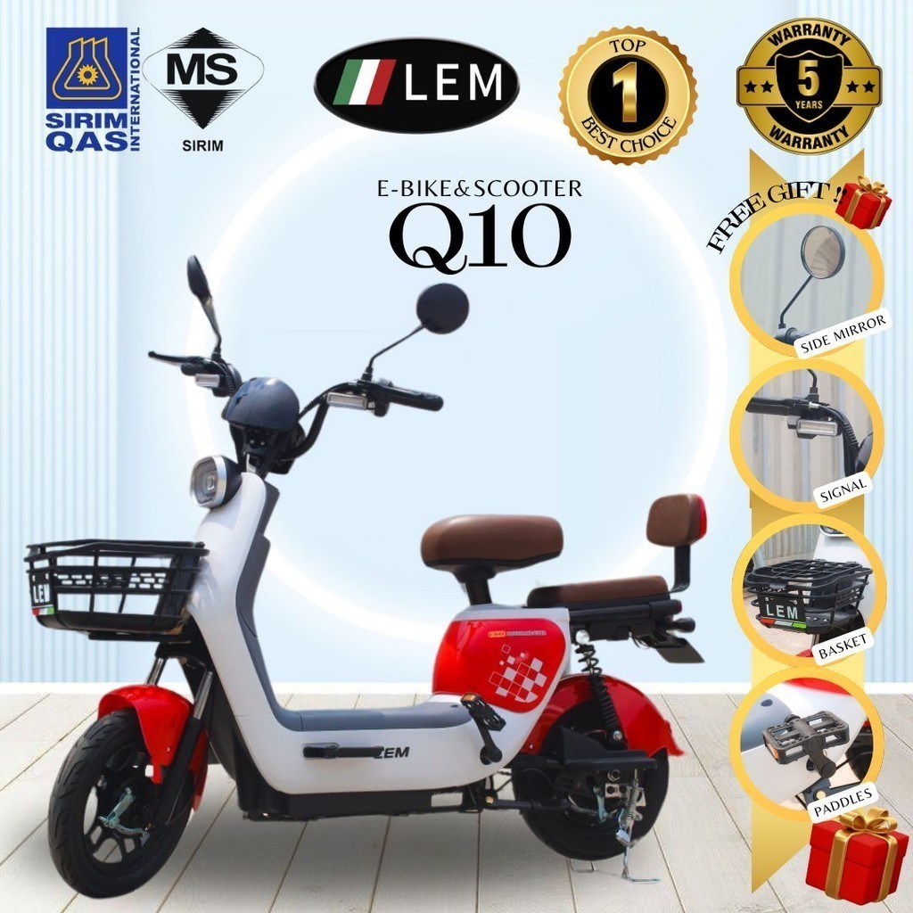 ★LEM★ 2025 NEW Q10 SCOOTER ELECTRIC BIKE