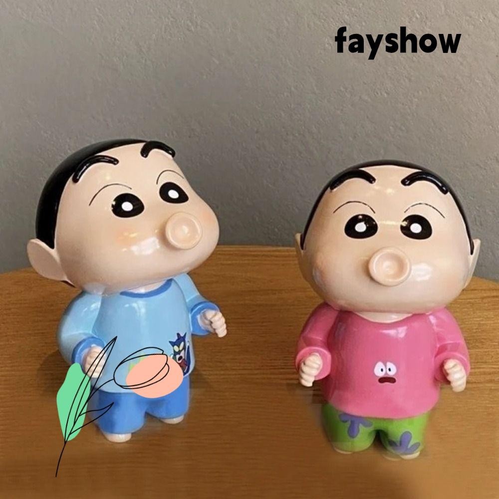 FAYSHOW Crayon Shin-chan Model Toy, Crayon Shin-chan Doll PVC Crayon ...