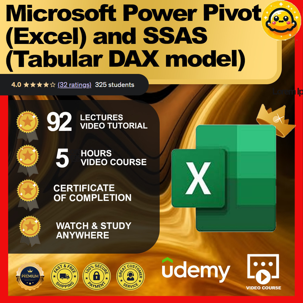 [Video Course] Microsoft Power Pivot (Excel) and SSAS (Tabular DAX ...