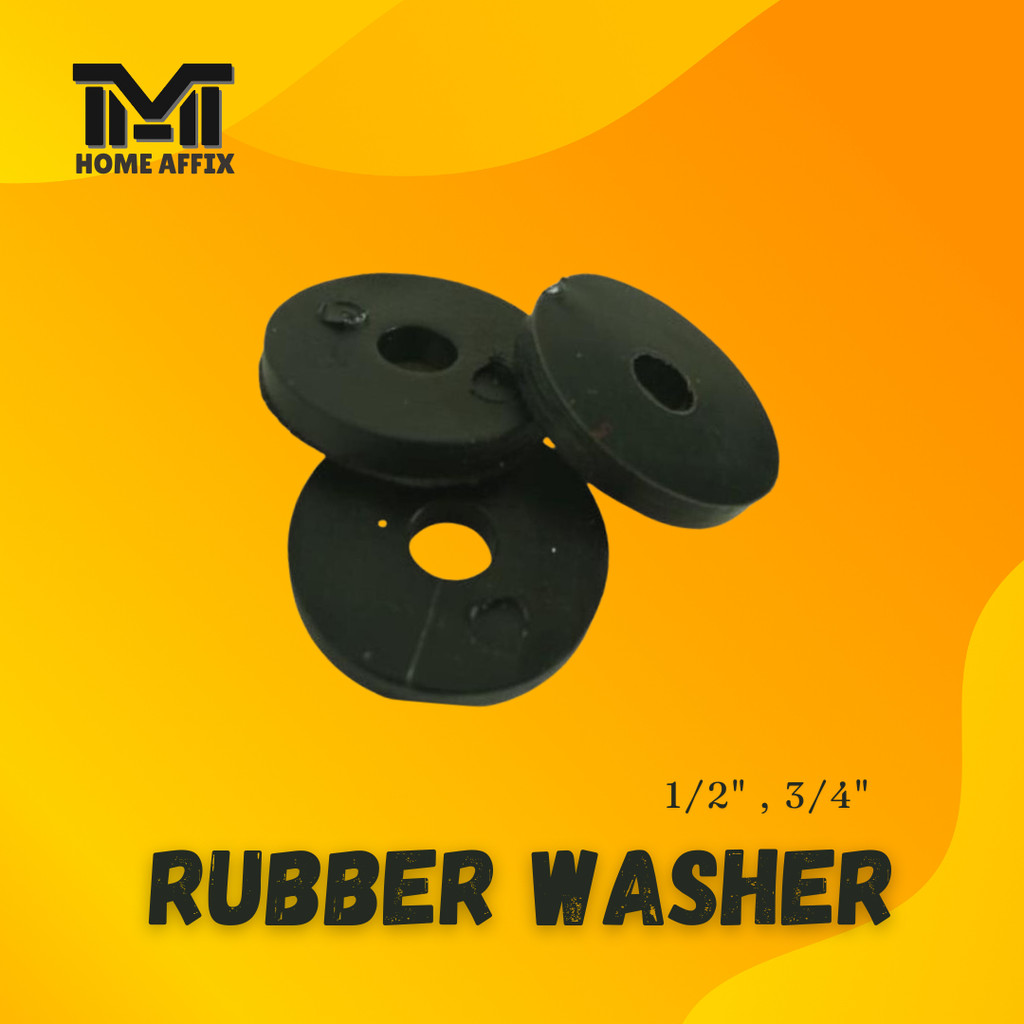 Plastic tap rubber washer /Getah paip 15mm (1 packet 3pcs) | Shopee ...